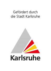 Logo zur Föderung durch die Stadt Karlsruhe